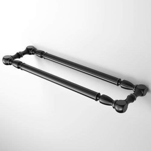 新款欧式设计铸件分实心不锈钢高端房质感淋浴/RPH门玻璃对轴部拉