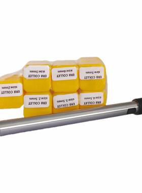 直柄延长杆C0-ER8A--100L+C46910公制套装弹簧筒夹ER8夹头7PS12mm-5mm
