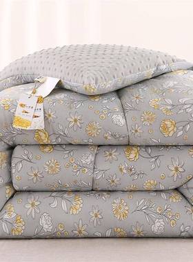 母婴加厚豆秋被加厚豆大被单人豆学生宿舍NIQ春保暖冬季棉被双人