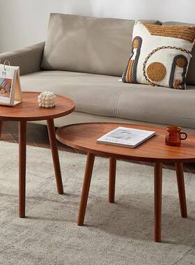 轻奢风茶几小户型茶出几桌桌子边租屋租房66927客厅桌子阳角台家