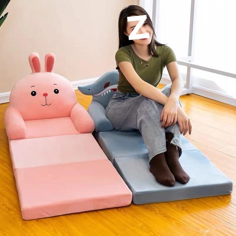 儿童叠沙发折男孩女午休小沙CDM发幼儿床园宝宝座椅可拆孩洗一件