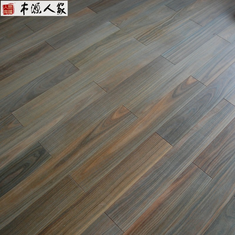 地暖地热用锁扣木蜡油面玉檀香维蜡木维腊木绿檀香三层实木地板