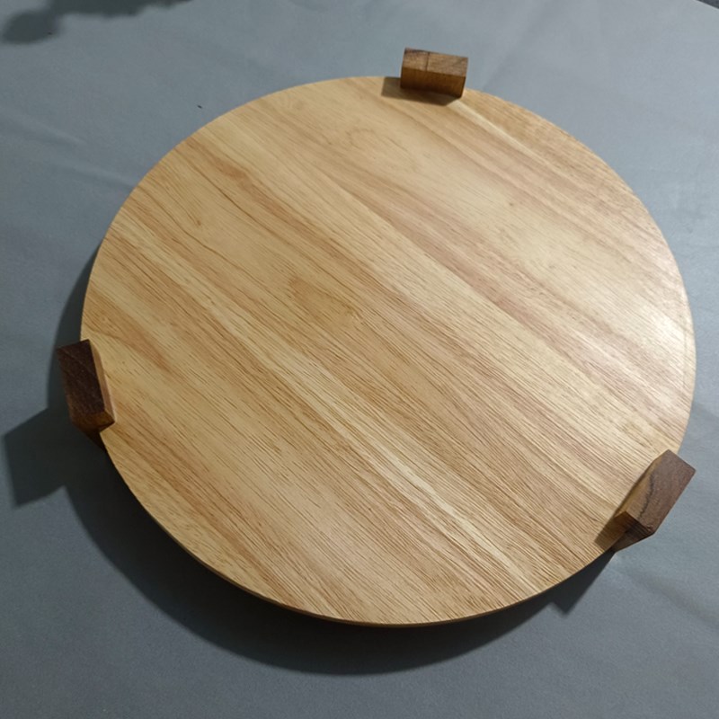 双拼猪排肥牛烤肉木架牛肉平盘特色菜餐具垫架子砂锅铁板托盘底座