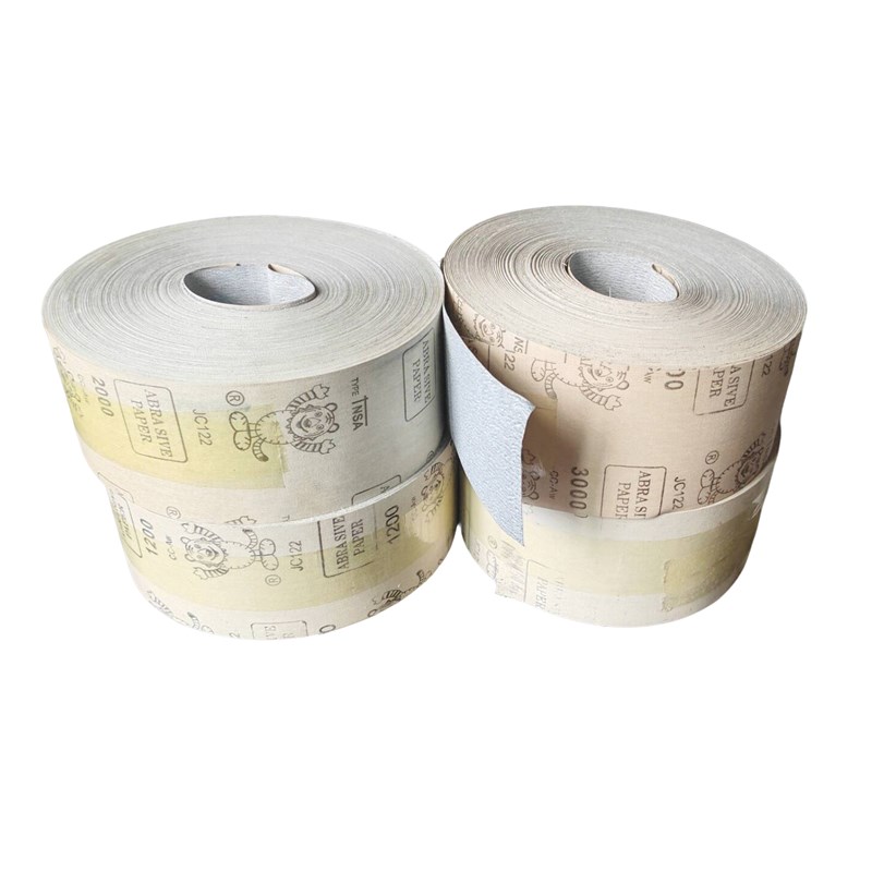 砂布卷砂纸卷粗砂纸手撕软砂布沙布纸木工白色抛光打磨硬砂皮砂布