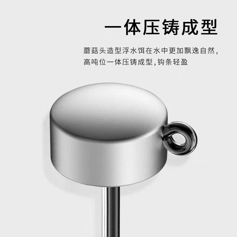 BKK鱼钩907-NP内德铅头钩路亚软虫软饵鳜鱼鲈鱼圆形铅头曲柄钩