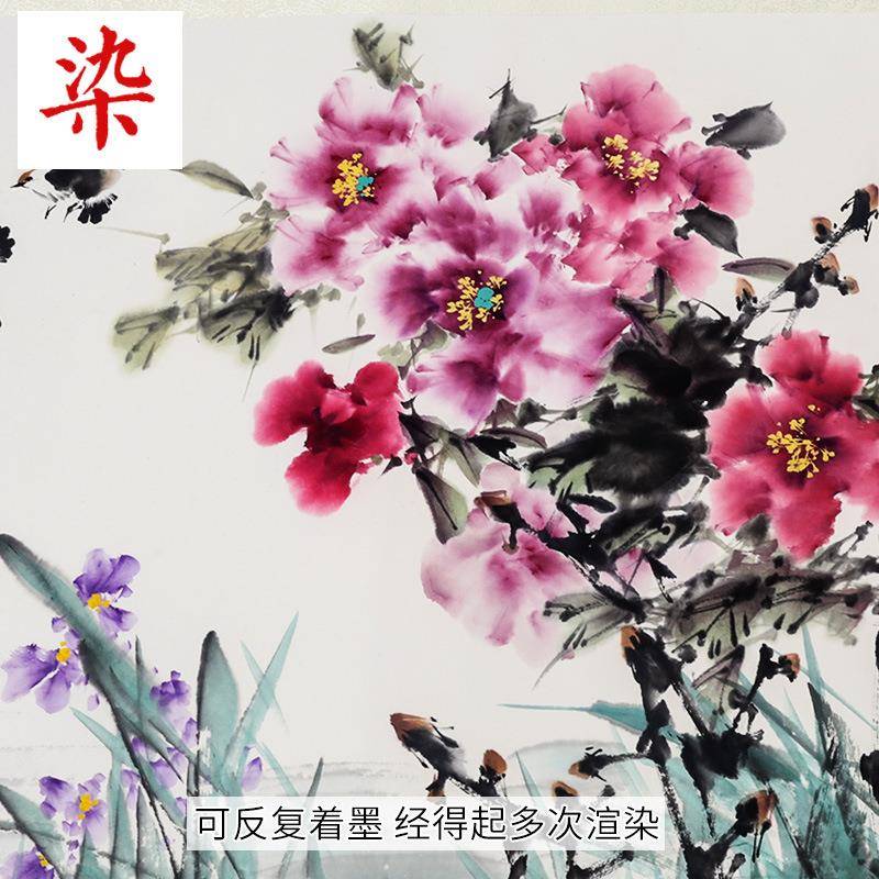 书法作国展纸檀皮宣法纸书法纸半生半熟MIM加厚画手品工国古宣纸