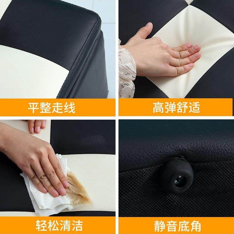 息区客人休等长凳理发店美发双人坐的长条服沙装椅候子F98SM77M发