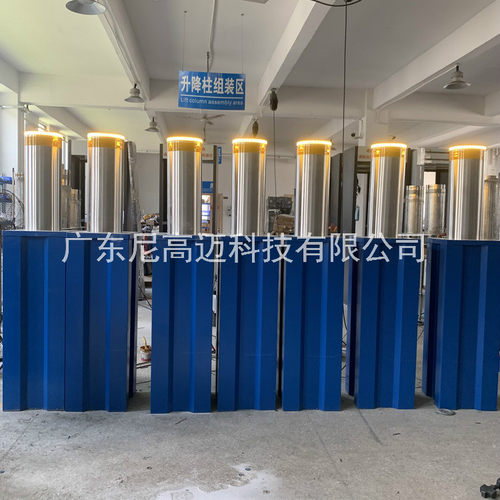 方桶全自动升降柱 交通升降警示桩 智能电动液压一体式升降柱路障
