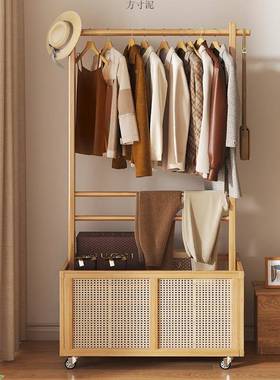 衣架地挂衣19252架家用卧室置移动简易衣服衣帽架多落功能收架纳