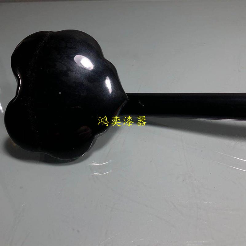 大如漆意摆件木质纯黑色老树漆器传统工艺家装饰品漆器工20200413