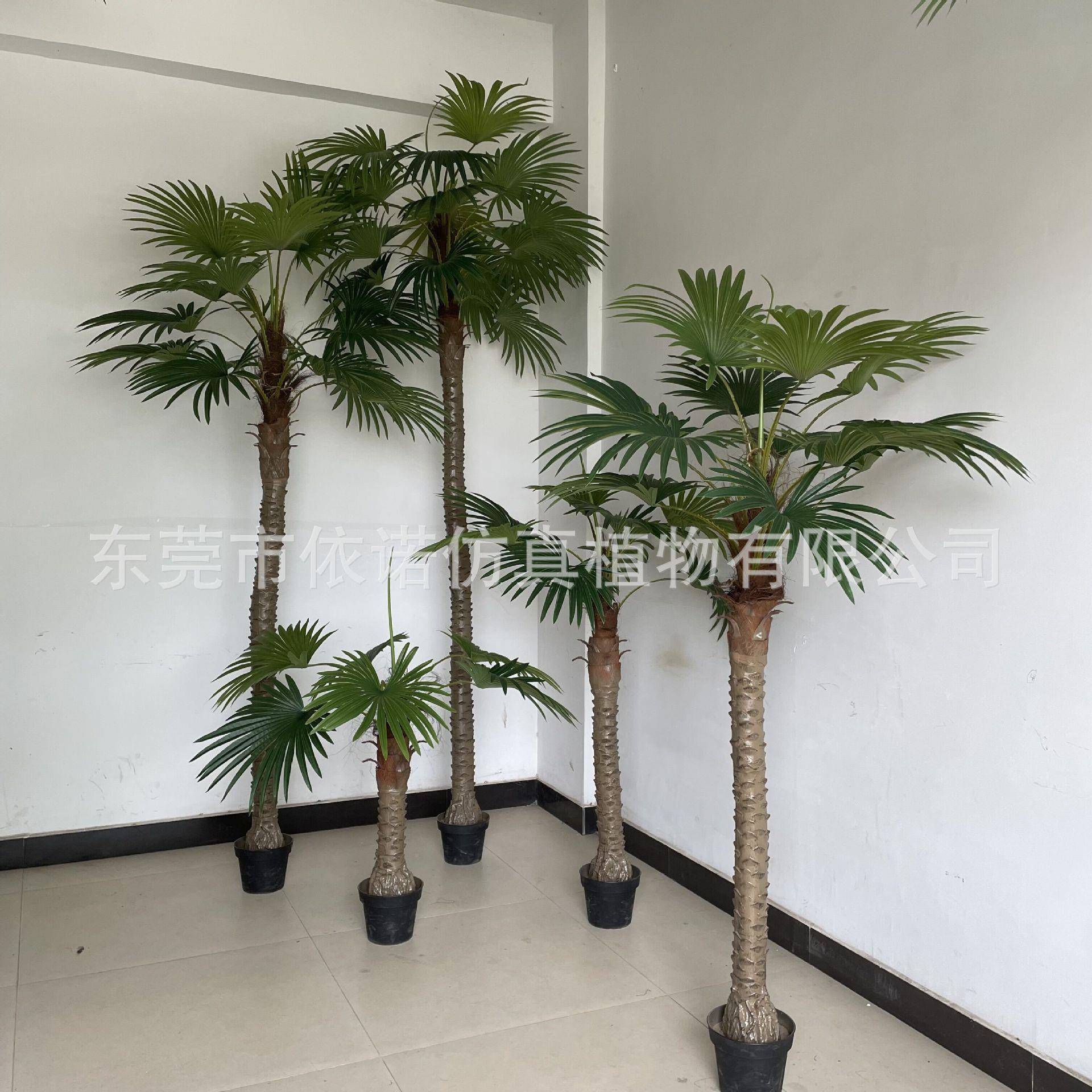 仿真扇葵树人热假棕榈树蒲葵唐棕葵老葵酒带yn231222内店室装饰造