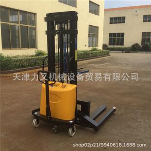 厂供电动宽腿堆高30449叉车车货物卸铲式充电式升装降叉车搬运车