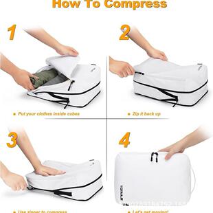 TOMU理LE跨无品牌/差境TEMU爆款行收纳包衣服整袋洗旅漱出行李箱