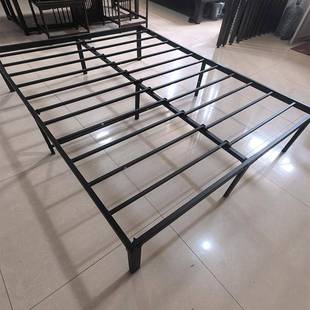 简折叠床艺床民宿架床宿舍铁工地简无品牌/铁易床现代公寓约床架厂家