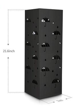 创意欧雨伞桶家用式铁艺RC187488雨伞架酒店大落堂地雨纳伞收桶几