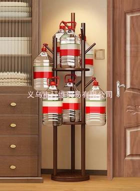 客厅挂架子衣实旋转帽架落地木衣架58010卧室家用置物架立衣式衣