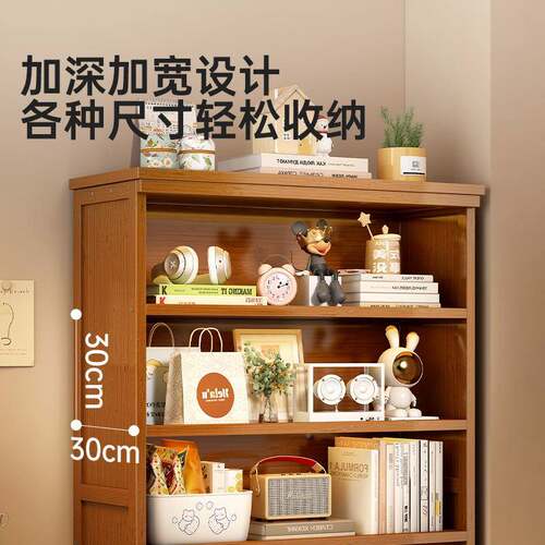 落转角书架一体无品牌/靠边小窄墙书学柜生家用客厅儿童分层书本置地物架