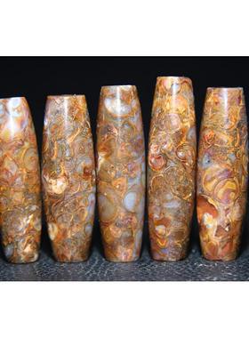 工厂原始螺化老石天珠法螺天珠IBX海九石页岩真精品眼法螺