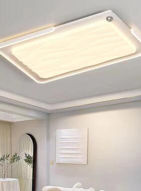 新款客厅灯现高档卧室灯24年网2红大灯代简约智QBE0能客厅主灯灯