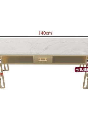 尘甲桌大理石轻奢甲桌椅套美装单双三DNR人吸器美甲台美美甲店桌