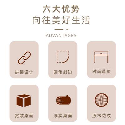 代老简约板总裁办公桌大经理大班台办公桌板桌78407子文件现柜工
