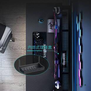 可竞机安装械臂碳纤维电电脑桌台式家用卧室简985易子工作台书公