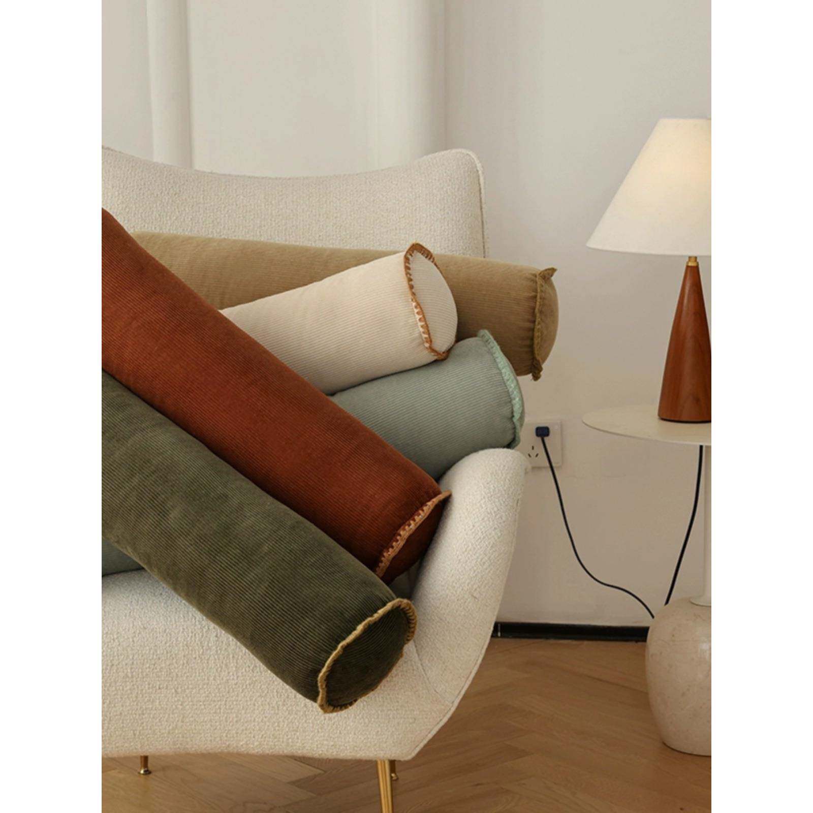 睡夹腿抱长枕沙发圆靠枕抱枕午条枕可爱双t5746026人靠柱垫贝壳锁 - 热徊工厂出品