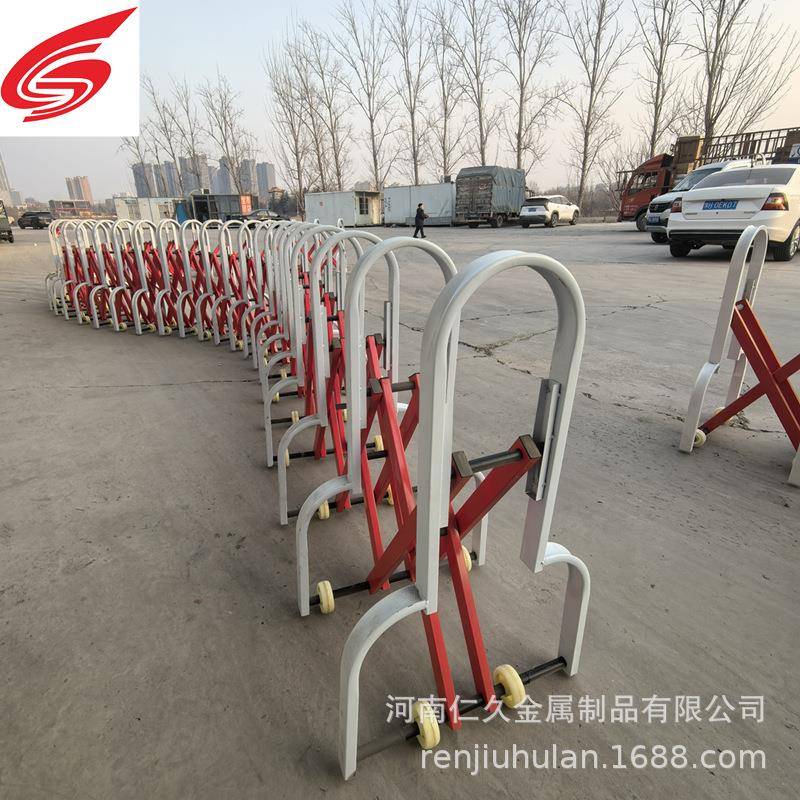 伸缩活动护栏路推拉动马路障装安无品牌/方便现货移销售