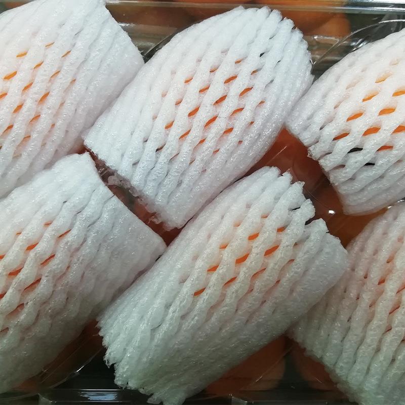 家直销珍珠棉包装橘子草莓水网套厂防震包装泡沫网套7ws006*5果8*