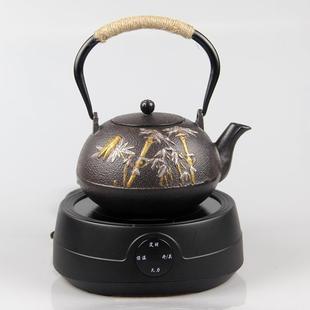 新中式铸茶铁壶煮水泡茶用茶壶壶铁茶电壶陶炉煮炉套装国JZR潮水