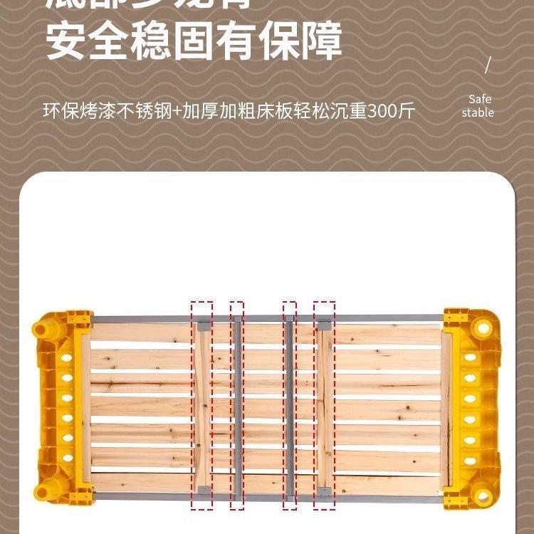 幼儿园床儿幼儿园专床午PMM休午睡床童塑料木用床板床叠叠托管垒