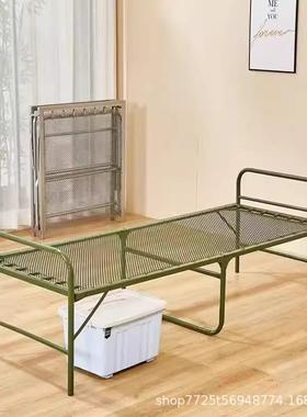 折叠床加固kph3nRKi双老实钢丝床弹丝簧床软单人午休床陪简护床床