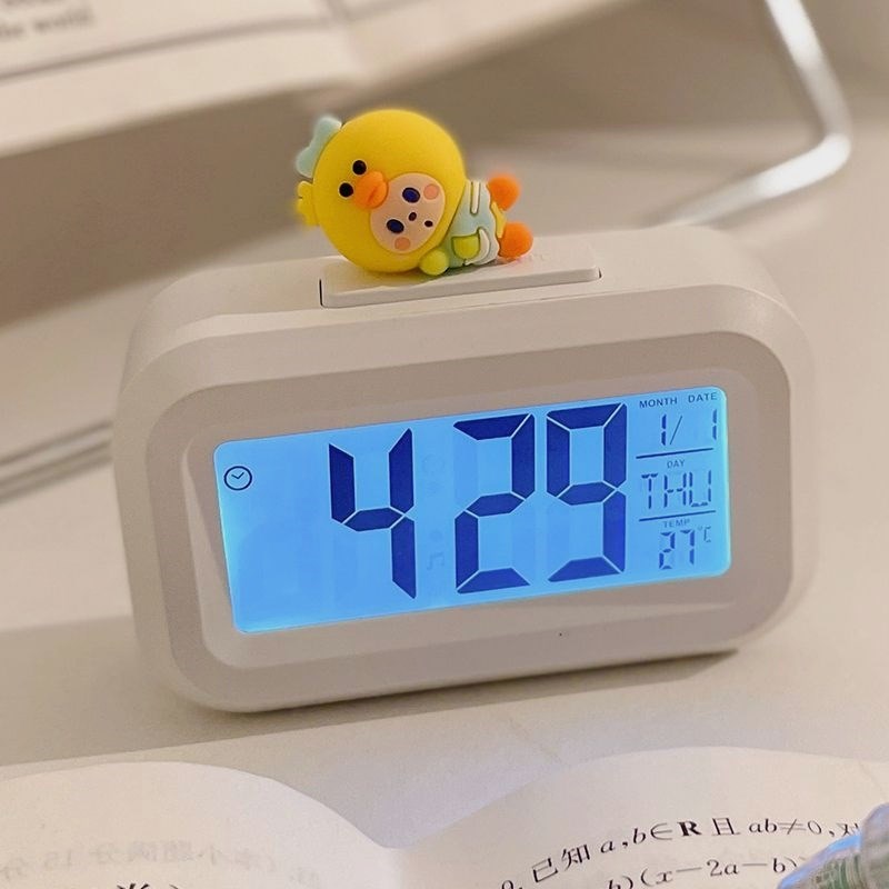 迷你小闹钟学习计时器两用钟学生专用表新款儿童宿舍桌面电子时钟