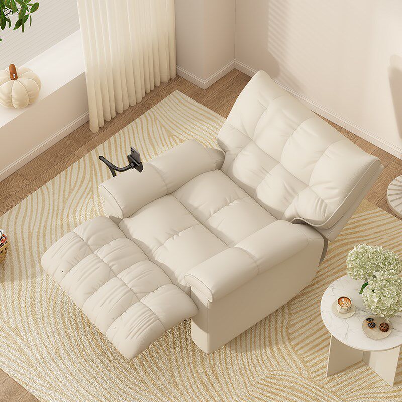 懒人沙发可躺可睡客厅阳台单人沙发休闲椅多功能电动旋转皮质摇椅