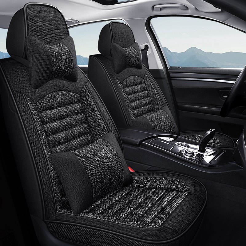 江淮和悦b15三厢0瑞风s2s3凯翼x3专用亚麻座四季全包汽车坐垫