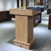 办公演讲台酒店前台接待台餐厅售楼部迎宾台教师会议室学校主持台