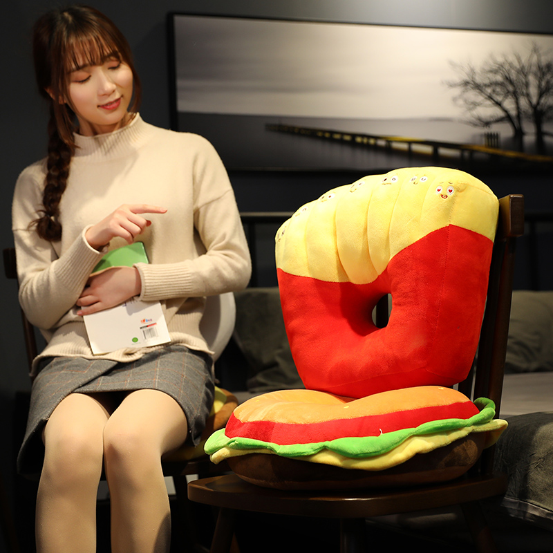 卡通坐垫椅垫抱枕创意圆形靠垫可爱沙发垫透气圆凳屁股垫久坐地板