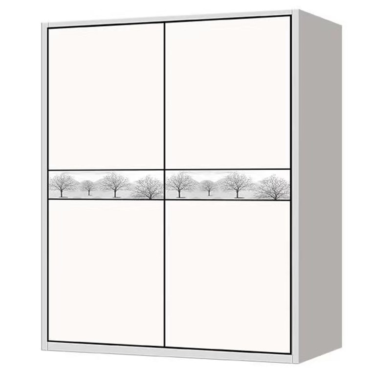 衣柜门推拉门定制移门现代简约卧室实木耐磨板拉门衣橱滑动门