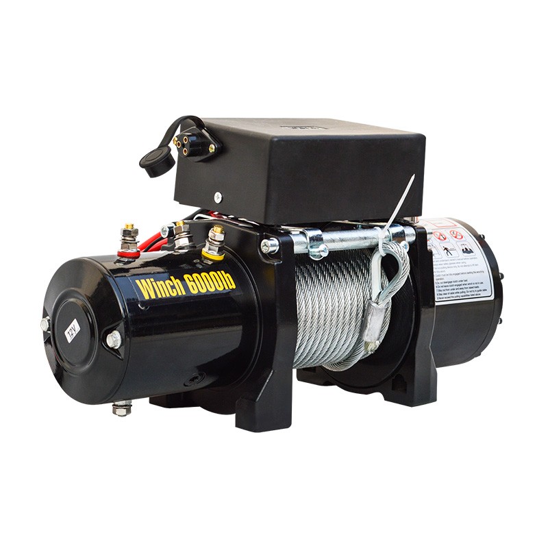电动绞盘V越野车自救汽车绞盘2V车载小吊机电动葫芦牵引卷扬机