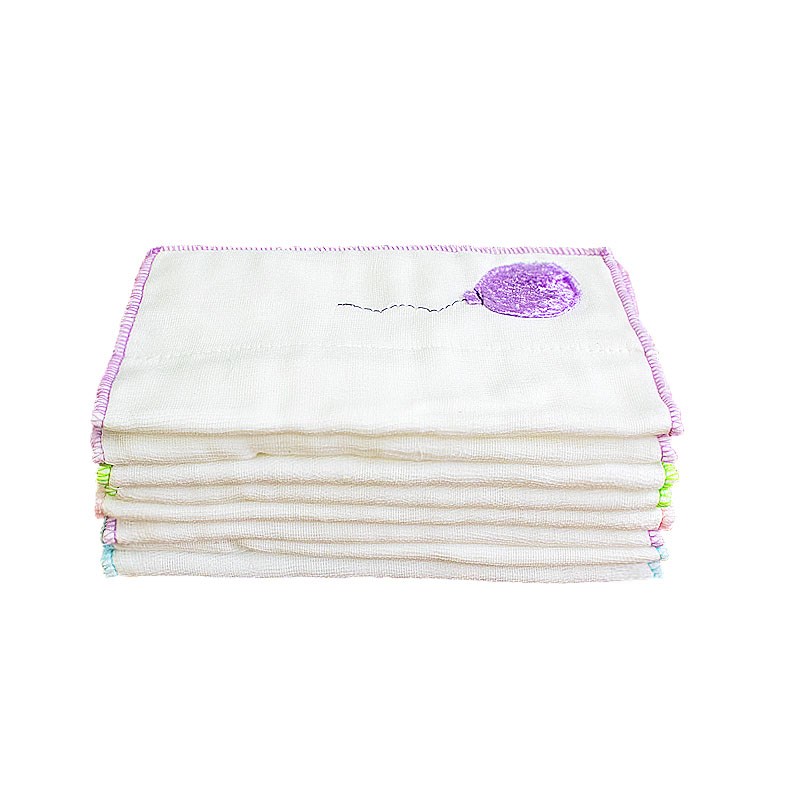 韩式款擦棉纱抹布1层加厚可爱纱布洗碗巾学生不掉毛擦手巾百洁布