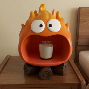 无火香薰灯融蜡灯蜡烛灯融烛灯氛围灯装饰品主卧室台灯床头灯摆件