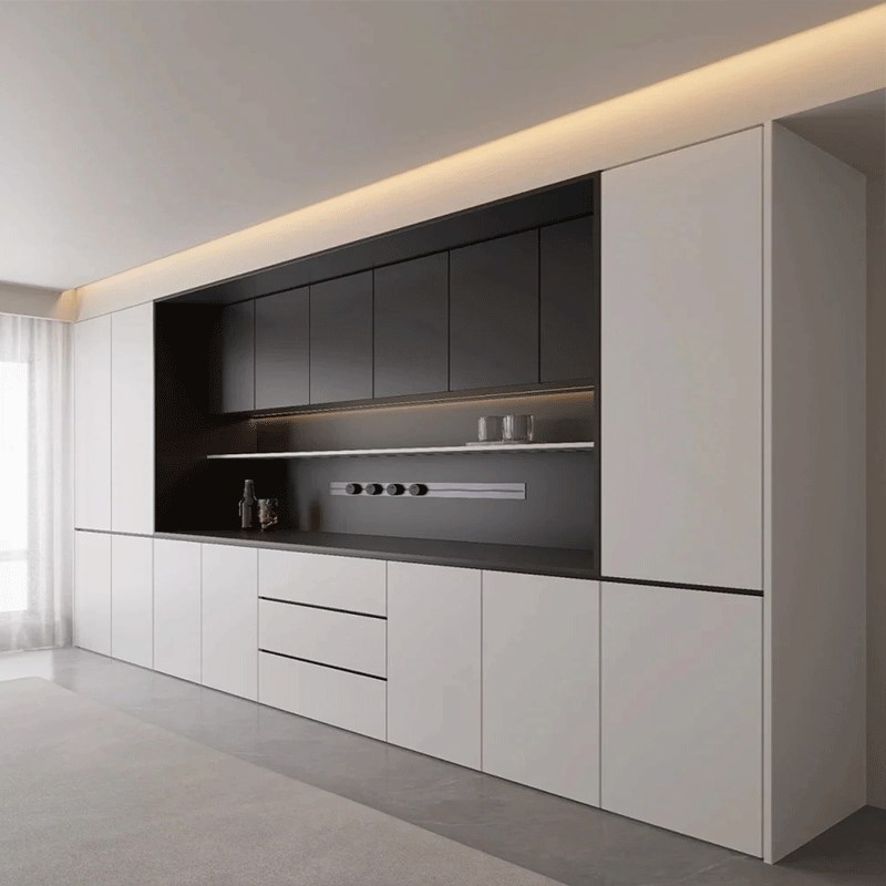 宿迁芈耀家具全屋定制整体衣柜橱柜餐边柜鞋柜德华家具定制工厂店