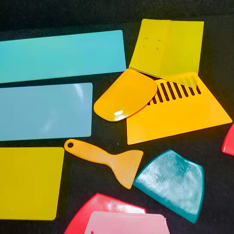 汽车钣金腻子大刮板 绝缘板绿色树脂板原子灰刮刀漆工刮灰刀工具