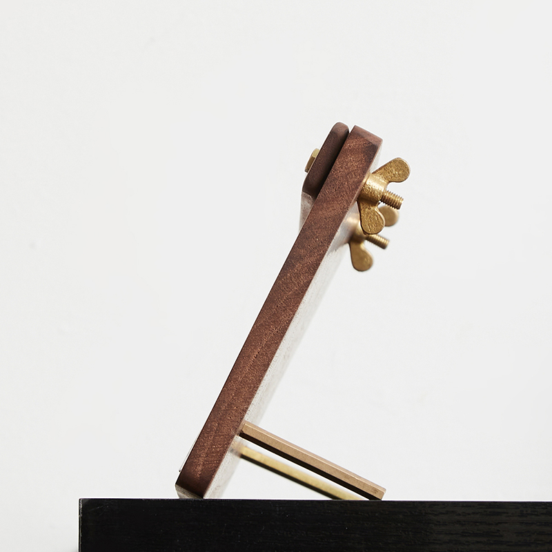 精选胡桃木二维码付款牌雕刻扫码牌摆台支付宝收款码定制原木复古