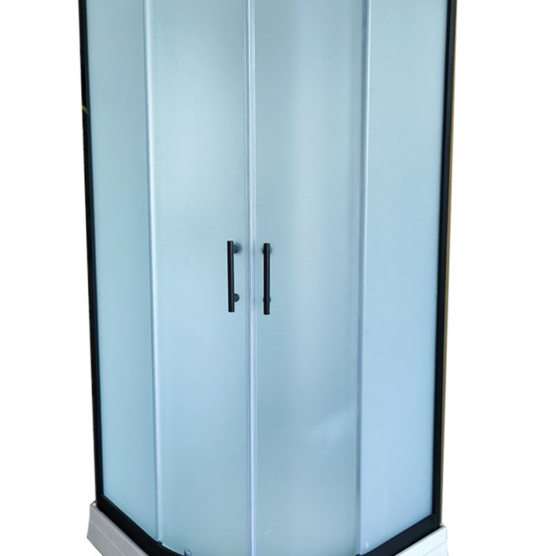 洗澡房淋浴房家用弧扇形卫生间一体式隔断房弧扇形沐浴房小户型