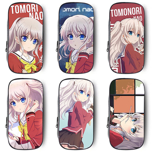 charlotte夏洛特友利奈绪乙坂有宇铅笔文具盒幼儿园儿童帆布笔袋