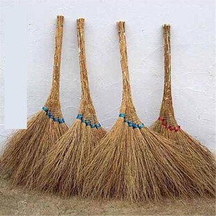 铁树扫把乡下扫把农村老式扫把铁树庭院扫地扫帚环卫建筑可爱除尘