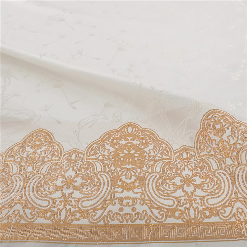 《SY0蒲公英》明制马面裙汉服织金面料国风妆花高精提花布料