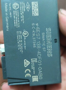 6ES7138-4DF01-0AB0模块 带。