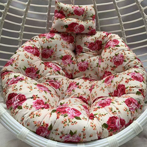 吊椅秋千鸟巢坐垫单人吊篮换洗可拆洗垫子圆形垫摇篮沙发加厚靠垫